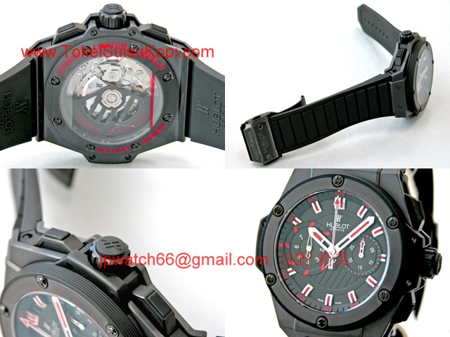 ウブロ 時計 コピー キングパワー フドロワイアント ブラックマジック.RX ブラックラバー ブラック715.CI.1123 