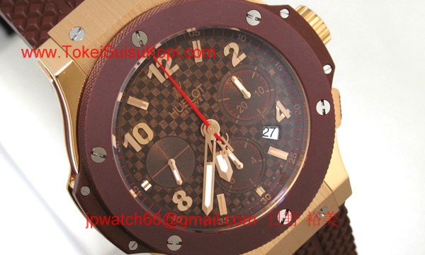 ウブロ 時計 コピー ビッグバン ゴールド セラミックチョコレート301.PC.3380.RC