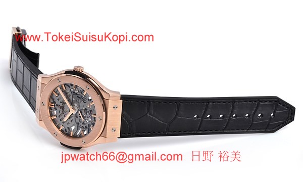 ウブロ 時計 コピー クラシックフュージョン クラシコ ウルトラシン スケルトンキングゴールド 545.OX.0180.LR