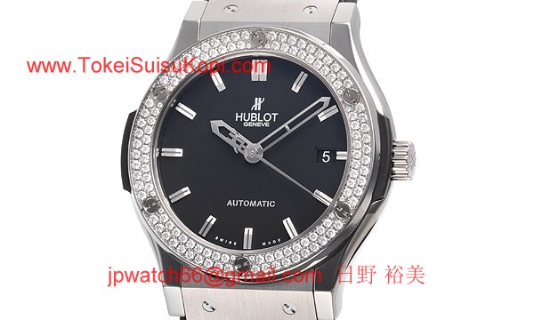 ウブロ 時計 コピー クラシックフュージョン チタニウム ダイヤモンド 511.NX.1170.LR.1104