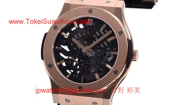 ウブロ 時計 コピー クラシックフュージョン クラシコ ウルトラシン スケルトン キングゴールド 515.OX.0180.LR