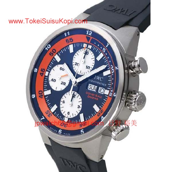 ブランドIWC 時計コピー アクアタイマークロノ クストーダイバーズ 2007 IW378101
