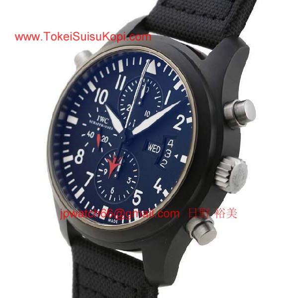 IWC スーパーコピー パイロットウォッチ ダブルクロノ トップガン IW379901