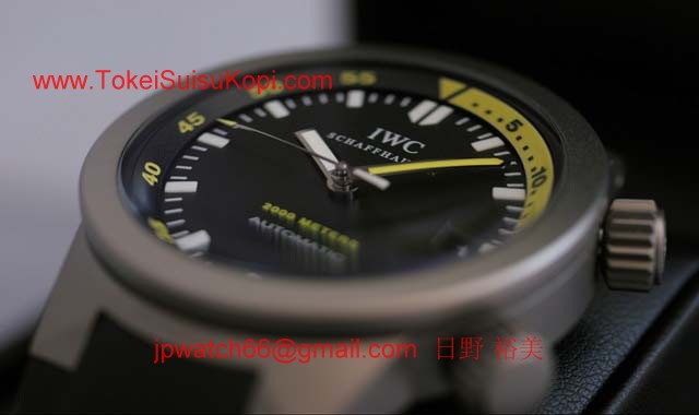 IWC 時計コピー アクアタイマー チタン オートマティック 黒 IW353804