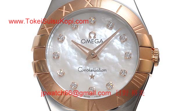 オメガ 時計コピー ブランドコピーコンステレーション ポリッシュクォーツ 123.20.27.60.55.003