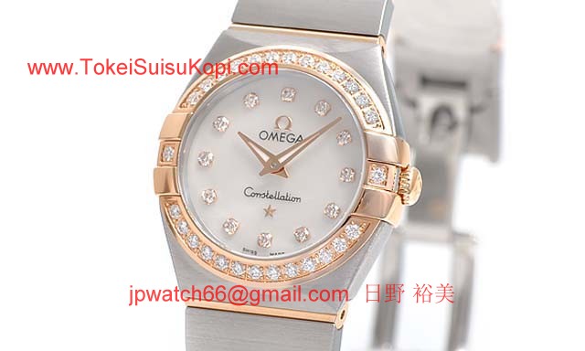 オメガ 時計コピー ブランドコピーコンステレーション ブラッシュクォーツ 123.25.24.60.55.001