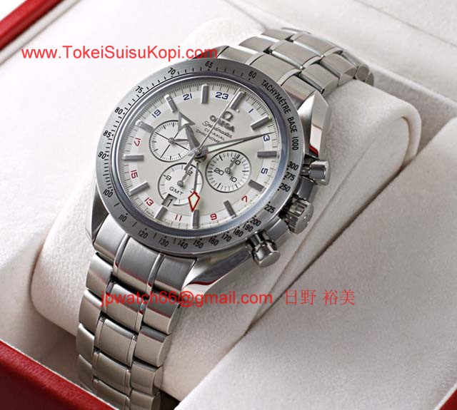 ブランド オメガ 腕時計コピー通販 スピードマスター ブロードアロー コーアクシャル GMT 3581-30