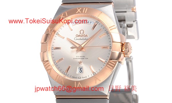ブランド オメガ 腕時計ーコピー激安レーション コーアクシャルクロノメーター デイデイト 123.20.38.22.02.001
