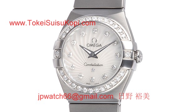 オメガ時計コピーレーション ブラッシュクォーツ 123.15.24.60.55.002