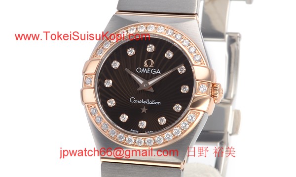 オメガ時計コピーレーション ブラッシュクォーツ 123.25.24.60.63.001