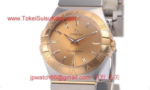 オメガ時計コピーレーション ブラッシュクォーツ 123.20.27.60.08.001