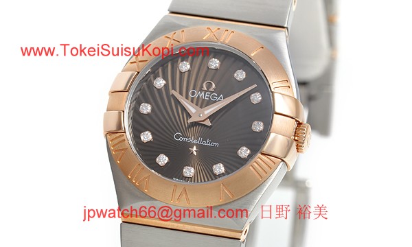 オメガ時計コピーレーション ブラッシュクォーツ 123.20.27.60.63.001