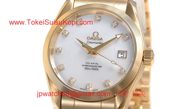 ブランド時計オメガ 人気 シーマスター コーアクシャル アクアテラ クロノメーター 2104-75