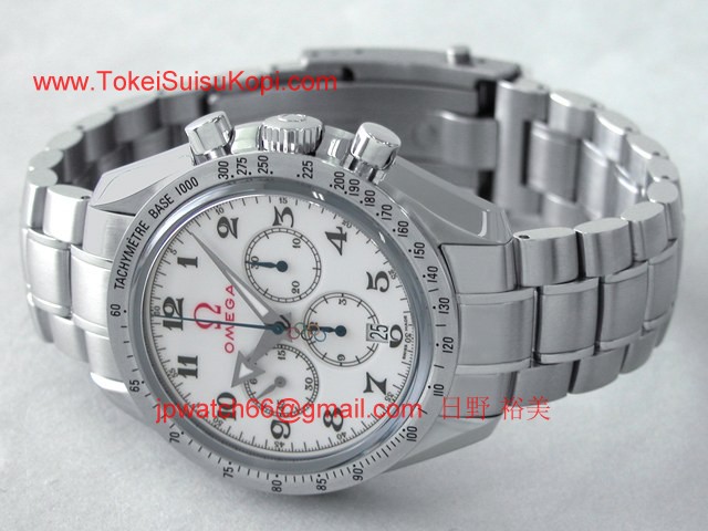 ガ OMEGA スピードマスター ブロードアロー　オリンピックコレクション ホワイト 321.10.42.50.04.001