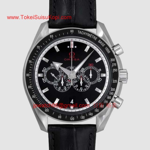OMEGAオメガ コピー スピードマスター オリンピックタイムレスコレクション　5カウンタークロノグラフ　コーアクシャル ブラック 321.33.44.52.01.001