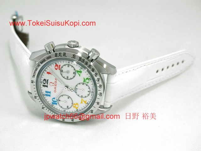 OMEGAオメガ コピー スピードマスター ホワイトシェル 3836.70.36