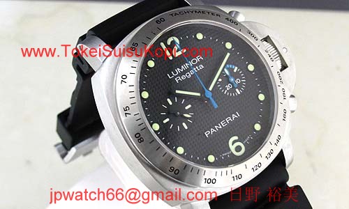 パネライ(PANERAI) ルミノールスーパー時計コピークロノ レガッタ2008 PAM00308