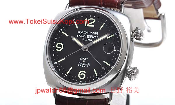 パネライ(PANERAI) スーパーコピー時計 ラジオミール GMTアラーム PAM00355