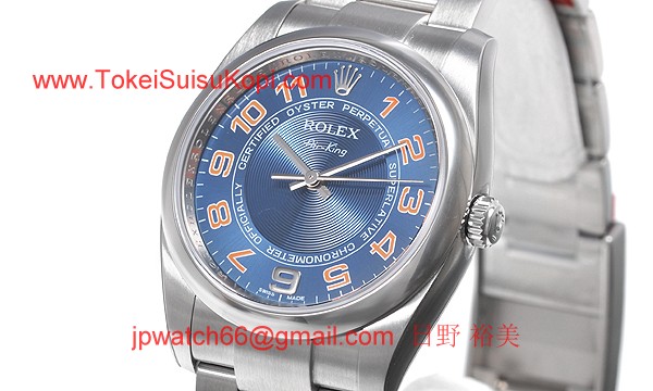 ロレックス(ROLEX) 時計 エアキング 114200