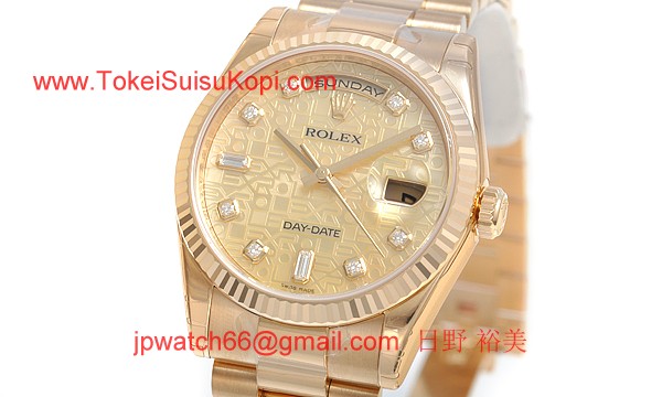ロレックス(ROLEX) 時計 デイデイト 118238NCA