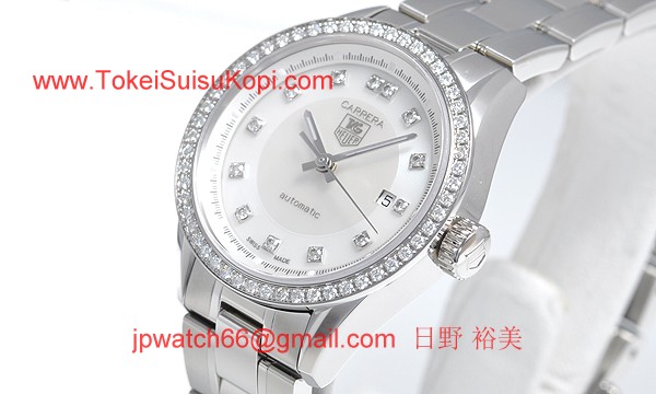 人気 タグ·ホイヤー腕時計偽物 カレラレディ オート ダイヤモンド WV2413.BA0793