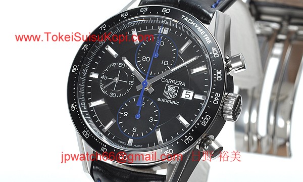 人気 タグ·ホイヤー腕時計偽物 ニューカレラタキメーター クロノ CV201S.FC6280