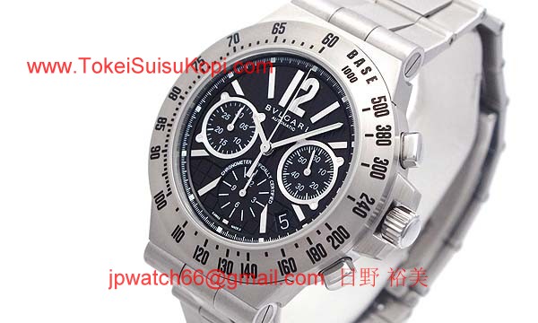 Bvlgari ブルガリ時計偽物 コピー ディアゴノプロフェッショナルタキメトリッククロノ CH40SSDTA/N