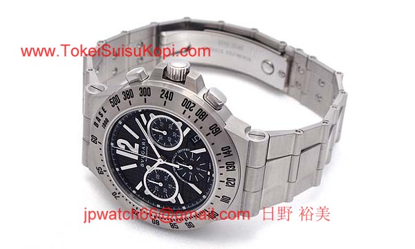Bvlgari ブルガリ時計偽物 コピー ディアゴノプロフェッショナルタキメトリッククロノ CH40SSDTA/N