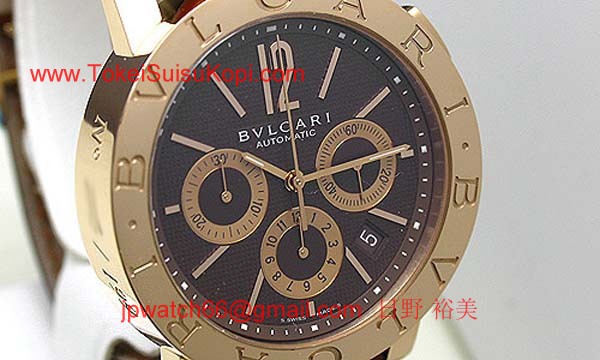Bvlgari ブルガリ時計偽物 コピー クロノ タイプ 新品メンズ BBP42C11GLDCH/N