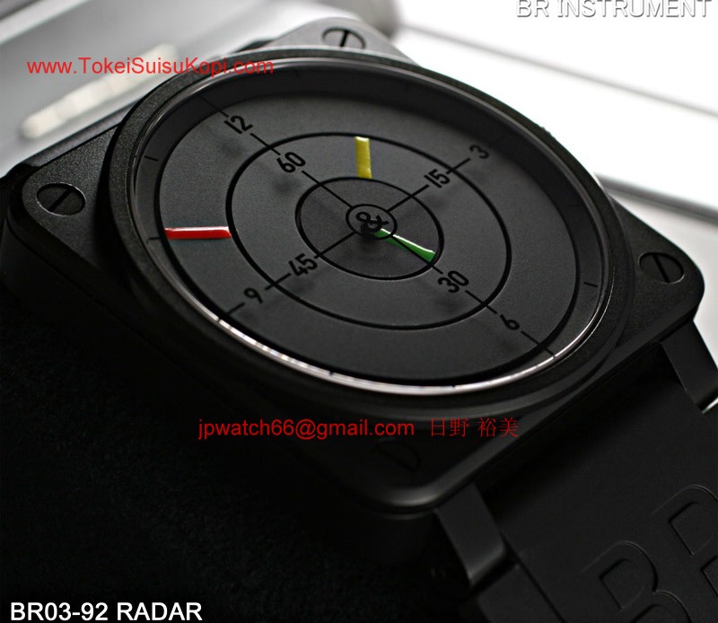 ベル&ロス 時計コピー Bell&Ross 偽物 アヴィエーション レーダー BR03-92