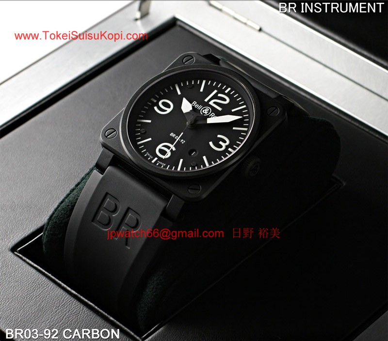 ベル&ロス 時計コピー Bell&Ross 偽物 アヴィエーション カーボン BR03-92