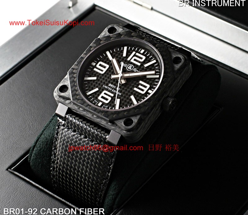 ベル&ロス 時計コピー Bell&Ross 偽物 カーボンファイバー BR01-92