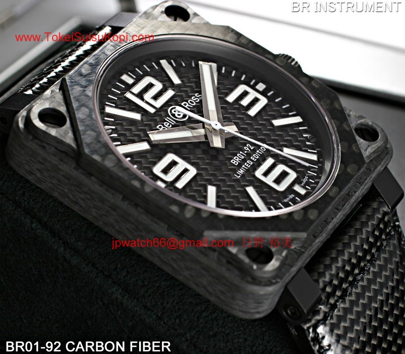 ベル&ロス 時計コピー Bell&Ross 偽物 カーボンファイバー BR01-92