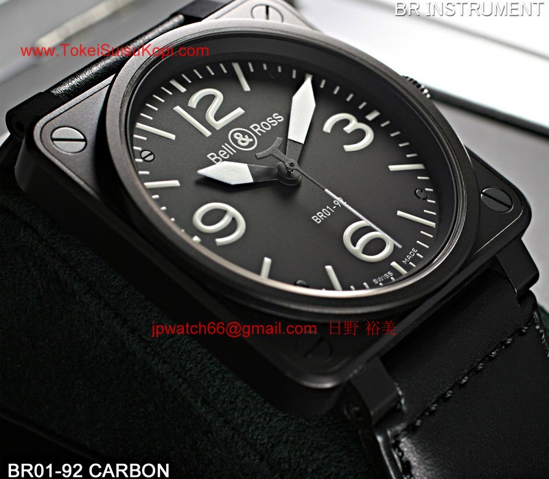 ベル&ロス 時計コピー Bell&Ross 偽物 カーボン BR01-92