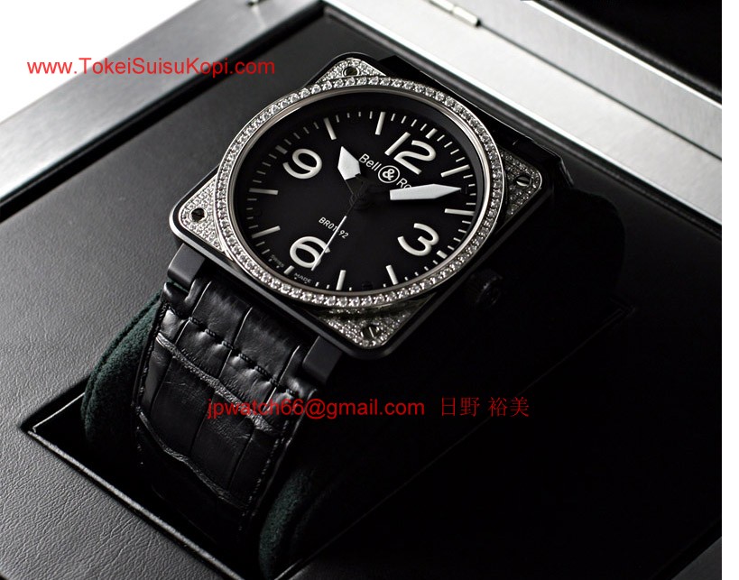 ベル&ロス 時計コピー Bell&Ross 偽物 トップダイヤモンド&カーボン BR01-92