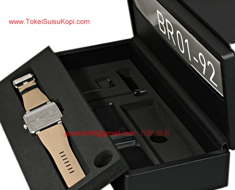 ベル&ロス 時計コピー Bell&Ross 偽物 ブラックダイアル BR01-92