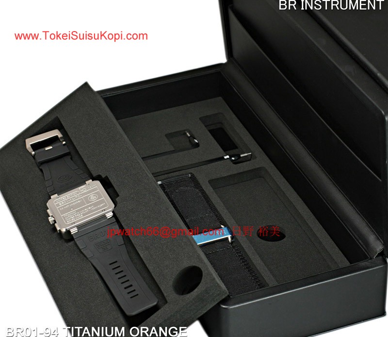 (Bell&Ross)ベル＆ロス 偽物時計 チタニウムオレンジ BR01-94