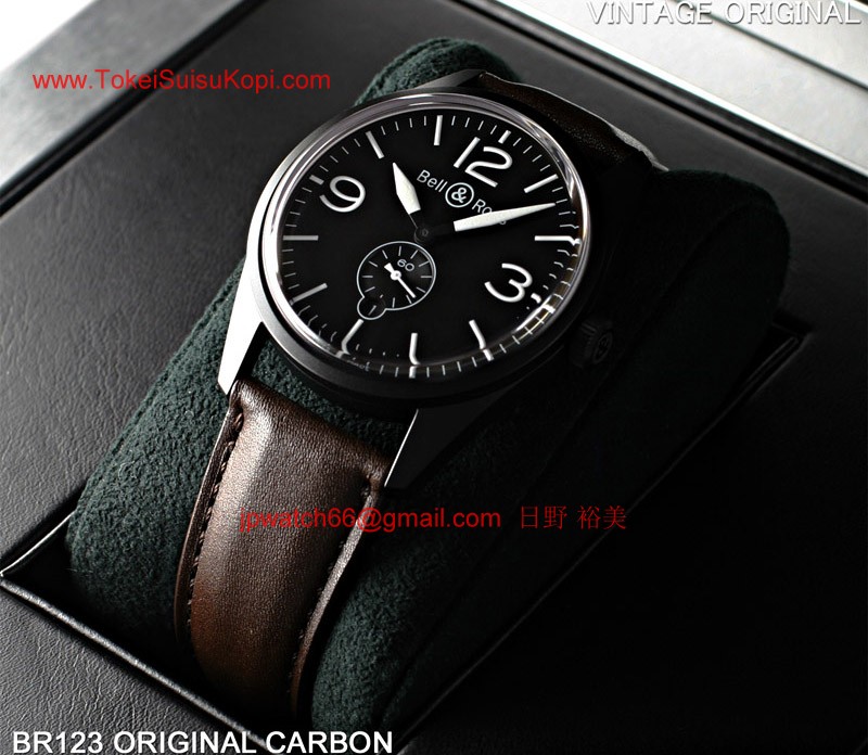 (Bell&Ross)ベル＆ロス 偽物時計 ビンテージ オリジナルカーボン BRベル&ロス 時計コピー Bell&Ross 偽物 ビンテージ オリジナルカーボン BR123