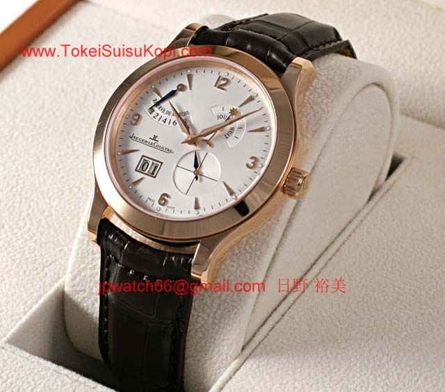 ジャガールクルト高級時計 マスターエイトデイズ ピンクゴールド Q1602420