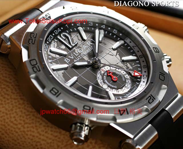 ブランド ブルガリBvlgari 時計コピー ディアゴノ プロフェッショナル アリア(エア)DP42C14SVDGMT