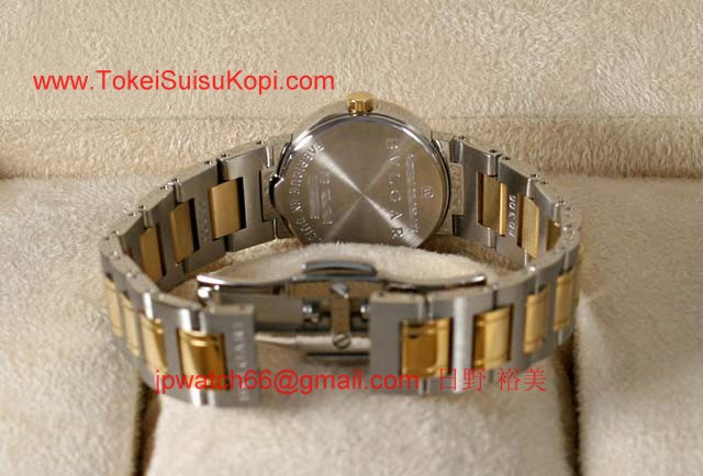 BVLGARIブルガリ時計 スーパーコピー レディース コンビ ホワイトダイヤル BB23WSGD/N