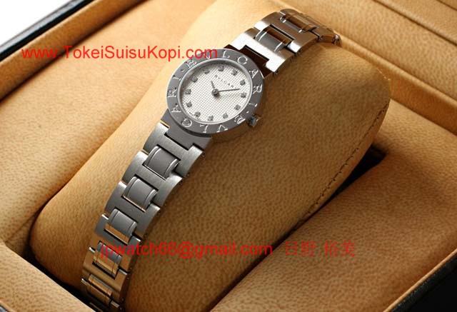 ブランド ブルガリBvlgari 時計コピー レディース ホワイトダイヤル/12ダイヤインデックス BB23WSS/12