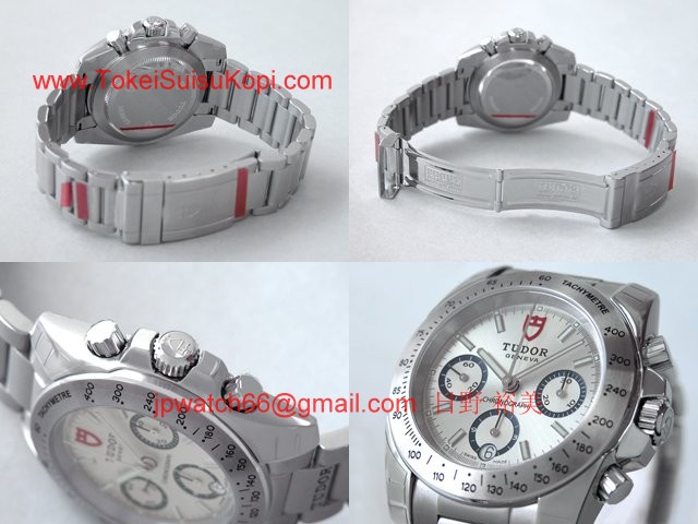 チュードル Tudor腕時計コピー クロノグラフ 3列ブレス シルバー 20300