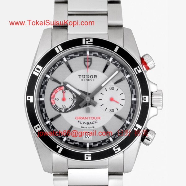 チュードル Tudor腕時計コピー グランツアークロノ フライバック 3列ブレス グレー 20550N