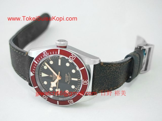 チュードル Tudor腕時計コピー ヘリテージ ブラックベイブラック革 ブラック 79220R 