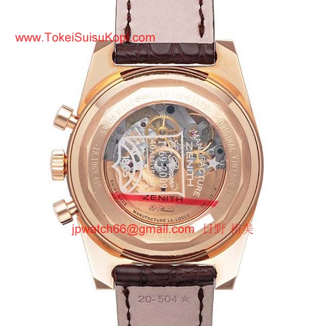 Zenithゼニス時計コピー 偽物時計 ニュービンテージ 1969 オリジナル18.1969.469/71.C504 