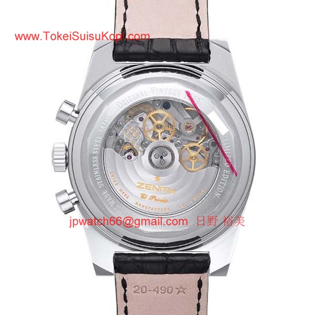 Zenithゼニス時計コピー 偽物時計 ニュービンテージ 1969 オリジナル03.1969.469/21.C490