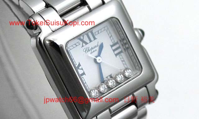 (CHOPARD)ショパール 時計 コピー ハッピースポーツスクエアミニ 27/8893-3006