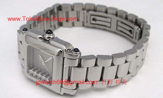 (CHOPARD)ショパール 時計 コピー ハッピースポーツスクエアミニ 27/8893-3018