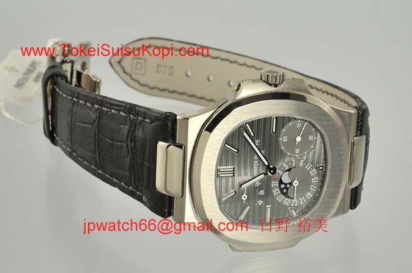 パテックフィリップ 腕時計コピー Patek Philippeノーチラス パワーリザーブ ムーンフェイズ　5712G